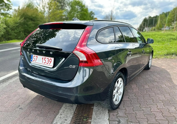 Volvo V60 cena 33900 przebieg: 170000, rok produkcji 2013 z Jaworzno małe 326